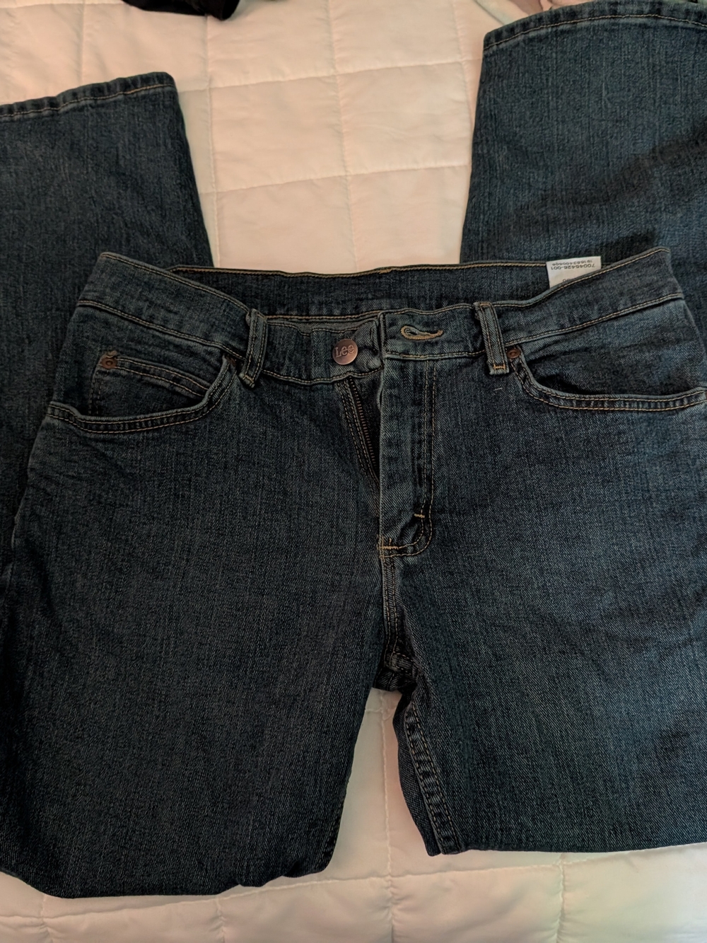 Lee Mens Indigo Straight-Leg Jeans